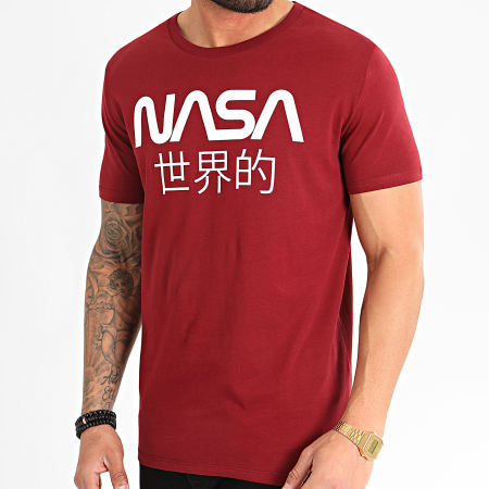 NASA - Tee Shirt Japan Bordeaux
