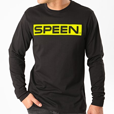 Speen - Camiseta de manga larga Box Negra