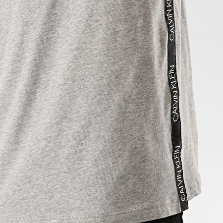 Calvin Klein - Tee Shirt A Bandes 0464 Gris Chiné
