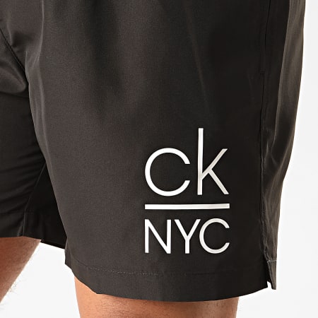 Calvin Klein - Short De Bain Medium Drawstring 0440 Noir