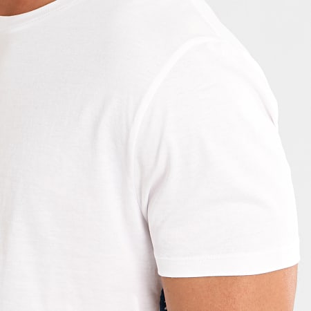 Calvin Klein - Tee Shirt A Bandes Relaxed 0464 Blanc