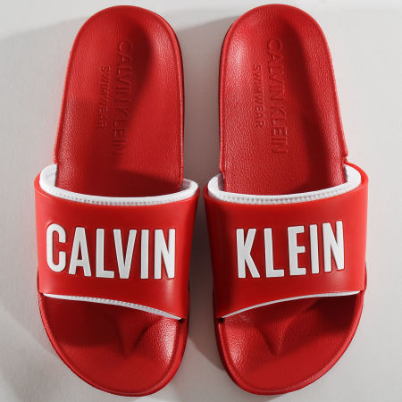 Calvin Klein - Claquettes 0495 Rouge