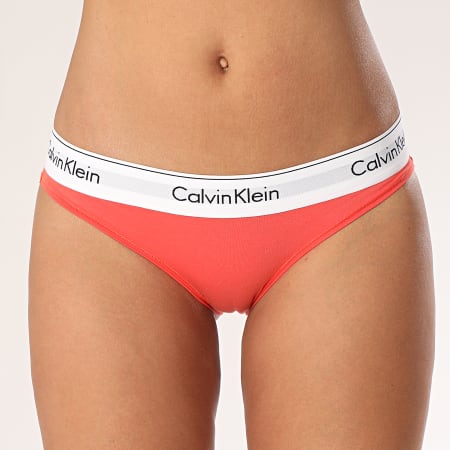 Calvin Klein - Culotte Femme 3787E Orange Corail