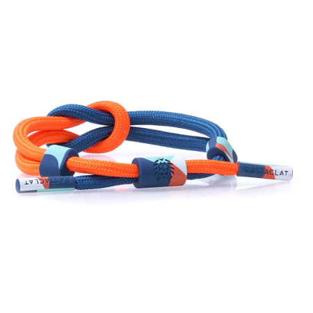 Rastaclat - Bracelet Power On Orange Bleu