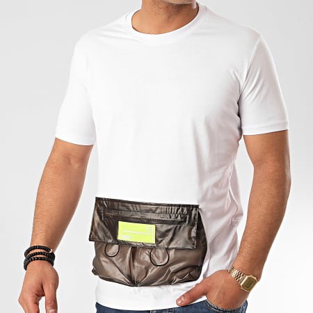 Ikao - Tee Shirt Poche Oversize F878 Blanc