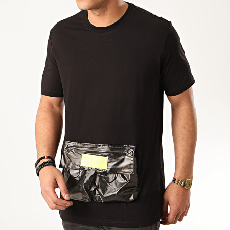 Ikao - Tee Shirt Poche Oversize F878 Noir