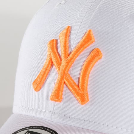 Casquette Baseball NY Football - Couleur Blanc Et Orange - Taille Unique - Neuf Avec Étiquettes
