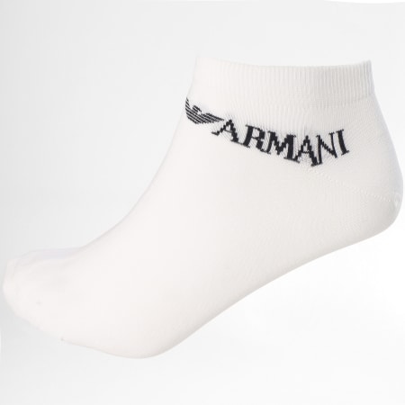 Emporio Armani - Lot De 3 Paires De Chaussettes Calza 300008-0P254 Blanc
