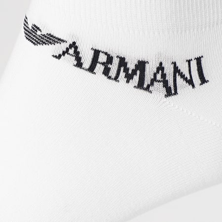 Emporio Armani - Lot De 3 Paires De Chaussettes Calza 300008-0P254 Blanc