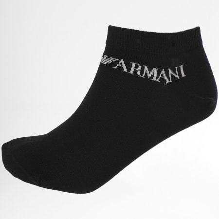 Emporio Armani - Lot De 3 Paires De Chaussettes Calza 300008-0P254 Noir