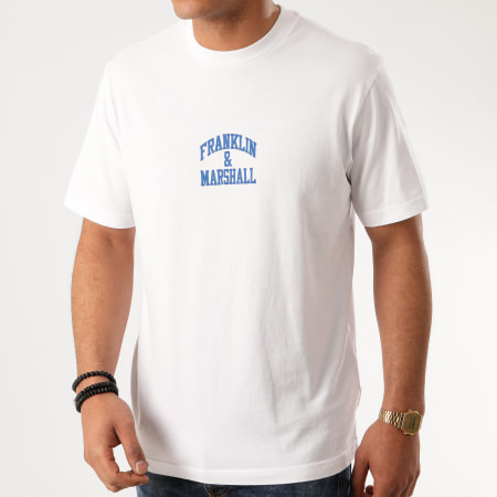 Franklin And Marshall - Tee Shirt JM3000-1000P01 Blanc