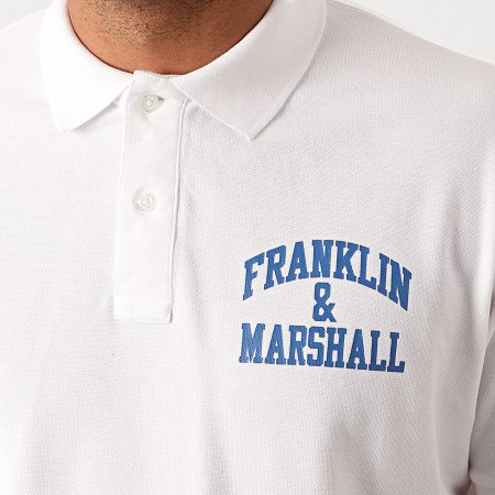 Franklin And Marshall - Polo Manches Courtes JM6000-3000P01 Blanc