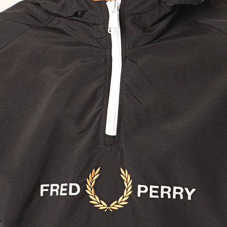 Fred Perry - Veste Outdoor A Capuche J8520 Noir