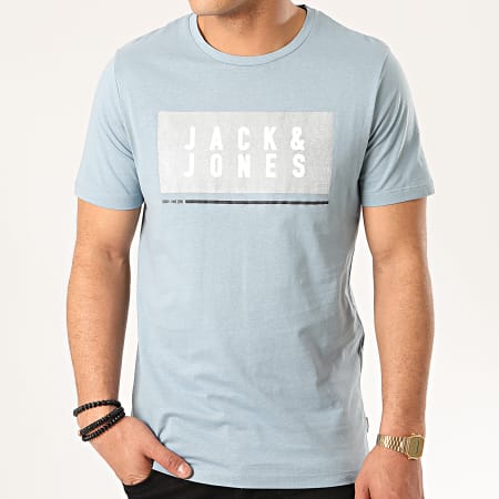 Jack And Jones - Tee Shirt Sead Bleu Clair