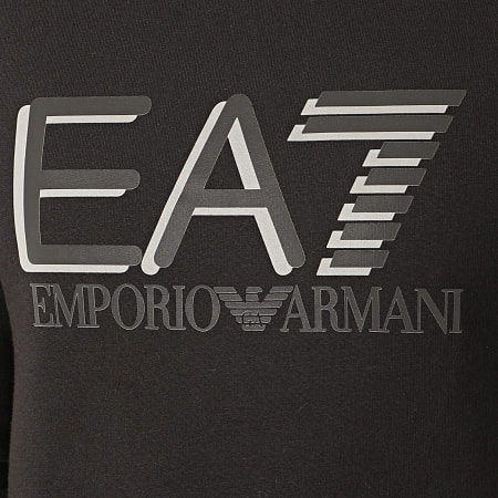 EA7 Emporio Armani - Sweat Crewneck Réfléchissant 3HPM60-PJ05Z Noir