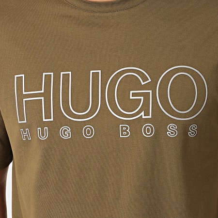 HUGO - Tee Shirt Dolive U202 Réfléchissant 50425774 Vert Kaki