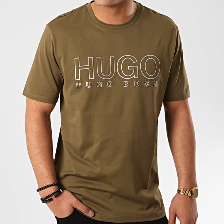 HUGO - Tee Shirt Dolive U202 Réfléchissant 50425774 Vert Kaki
