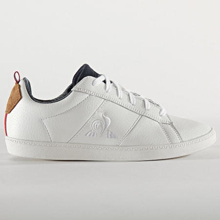 Le Coq Sportif - Baskets Femme Courtclassic 2010074 Optical White Brown