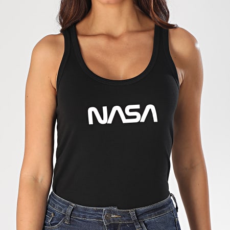 NASA - Débardeur Femme Worm Logo Noir
