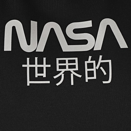 NASA - Sweat Capuche Femme Japan Reflective Noir