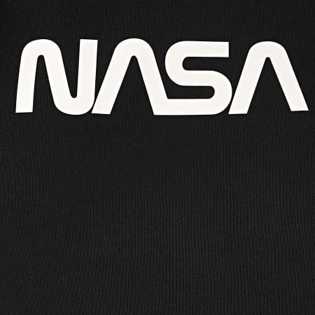 NASA - Sweat Capuche Femme Worm Logo Noir