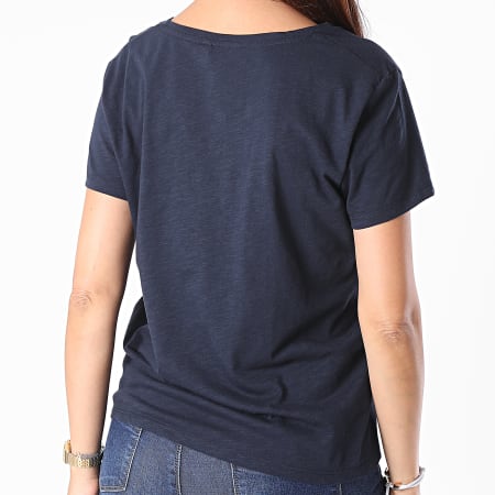 Kaporal - Tee Shirt Femme Boyle Bleu Marine
