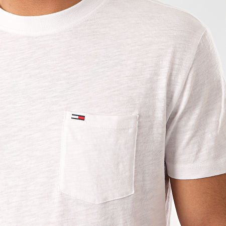Tommy Jeans - Tee Shirt Poche 7811 Blanc