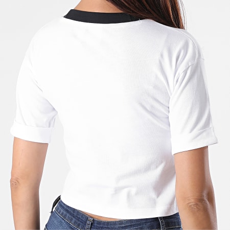 Adidas Originals - Tee Shirt Crop Femme FM2556 Blanc