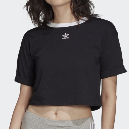 Adidas Originals - Tee Shirt Crop Femme FM2557 Noir