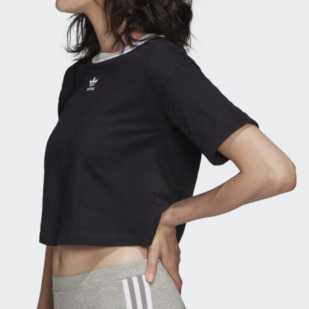 Adidas Originals - Tee Shirt Crop Femme FM2557 Noir