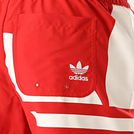 Adidas Originals - Short De Bain Big Trefoil FM9910 Rouge