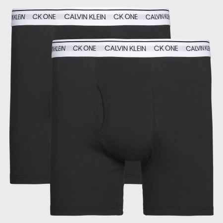 Calvin Klein - Lot de 2 Boxers CK One Cotton Stretch 2384A Noir