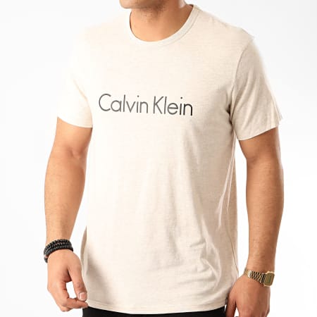 Calvin Klein - Tee Shirt 1129E Beige Chiné