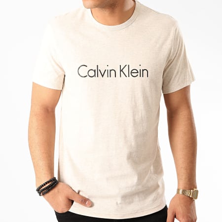 Calvin Klein - Tee Shirt 1129E Beige Chiné