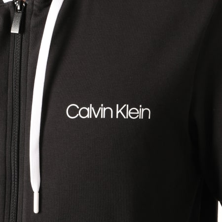 Calvin Klein - Sweat Zippé Capuche 1841E Noir