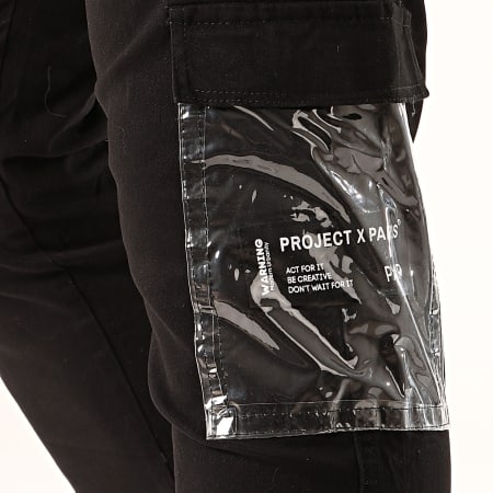 Project X Paris - Pantalon Cargo 2040075 Noir