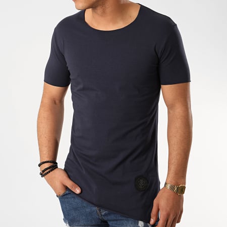 Zelys Paris - Tee Shirt Oversize Staf Bleu Marine