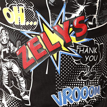 Zelys Paris - Tee Shirt Vroom Noir