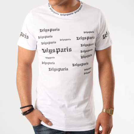 Zelys Paris - Tee Shirt Palm Blanc