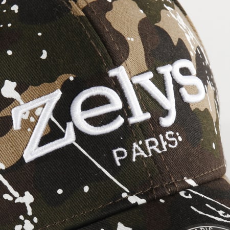 Zelys Paris - Casquette Speckle Camo Vert Kaki