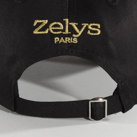 Zelys Paris - Casquette Strass Noir Or