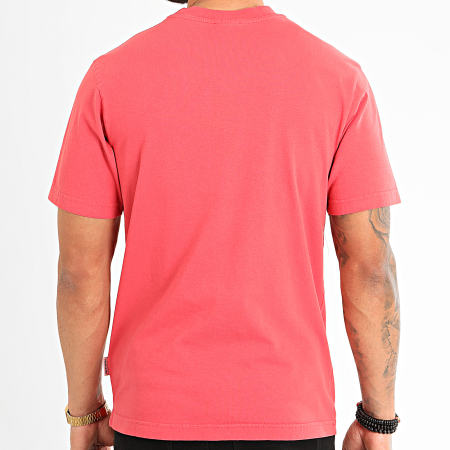 Franklin And Marshall - Tee Shirt JM3001-1001G10 Rouge Clair