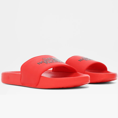 The North Face - Claquettes Base Camp Slide II Rouge