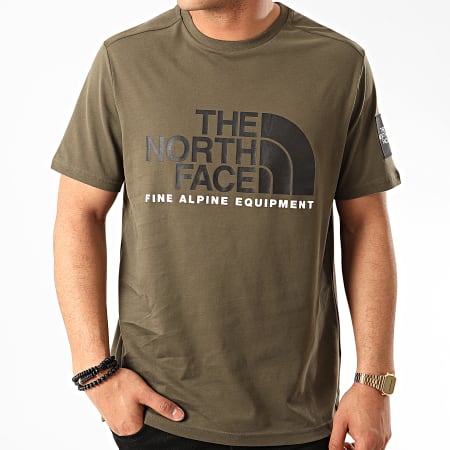 The North Face - Tee Shirt Fine Alp 2 A4M6N Vert Kaki
