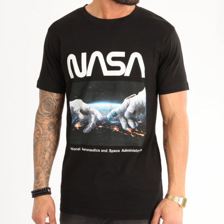 NASA - Tee Shirt Astronaut Hands Noir