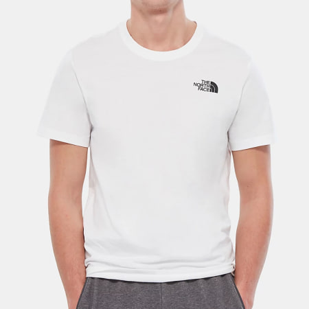 The North Face - Tee Shirt Red Box Cel Blanc
