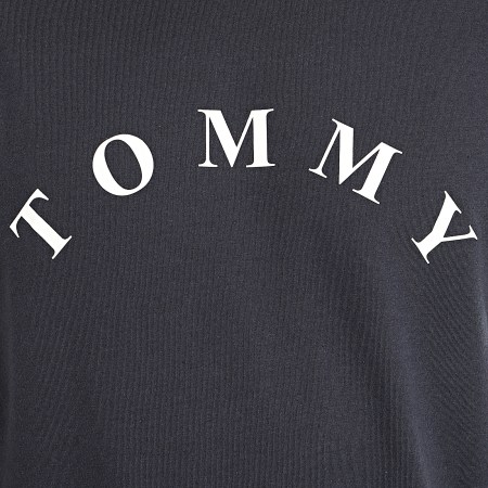 Tommy Hilfiger - Tee Shirt CN Logo 1785 Bleu Marine Blanc