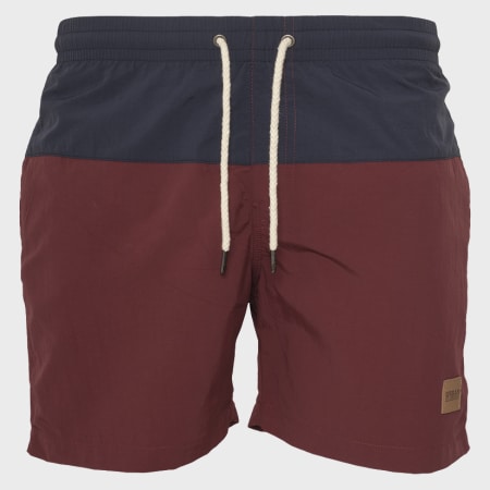 Short de bain bordeaux 2025