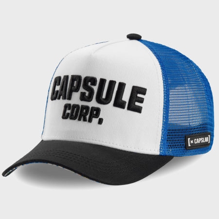 Capslab - Casquette Trucker Capsule Corp Bleu Roi Blanc