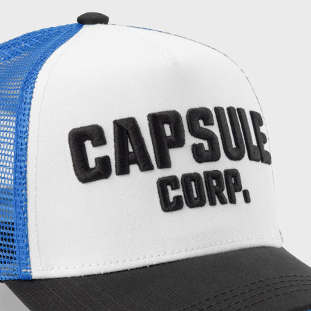 Capslab - Casquette Trucker Capsule Corp Bleu Roi Blanc